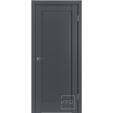 Дверь межкомнатная ВДФ Эмалекс EР1 графит, глухое полотно